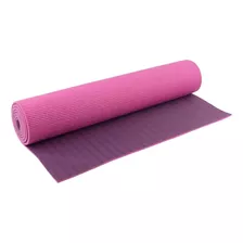 Alfombra De Yoga Blu Wellness Mat Reversible Doble Tono Rosa