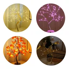 Lámpara De Árbol Bonsái De Mesa Decoración Led Para Sala