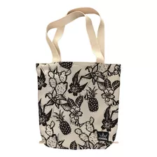 Ecobag Saco Mochila Cordel - Cordel Floral, Bolsa, Praia