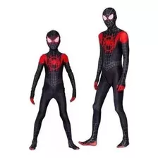 Disfraz De Spiderman Miles Morales Para Cosplay De Halloween