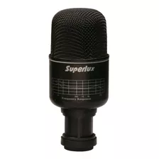 Microfono Para Bombo Y Bajo Superlux Pra218b / Abregoaudio Color Negro