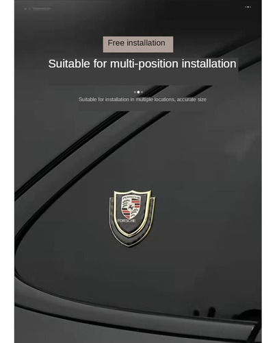Emblema  Porsche  Autoadherible 3d De Macan Cayenne Panamera Foto 10