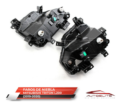 Kit Faros Niebla Mitsubishi L200 2020 2021 Arneses Y Switch Foto 3