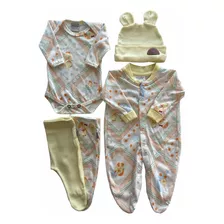 Roupa Bebê Prematuro Kit Com 5 Peças Lindas E Alegres