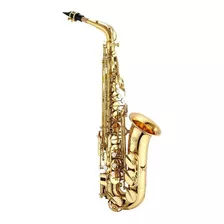 Saxofón Alto Jupiter Jas500 Dourado Laqueado Eb C/ Funda
