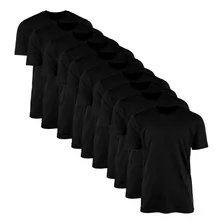 Kit 10 Camisetas Masculina Lisa Básica 100% Algodão