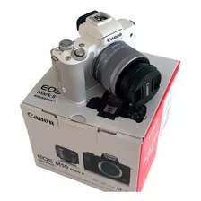 Canon Eos M50 Mark Ii + Lente 15-45mm Mirrorless Cor Branco