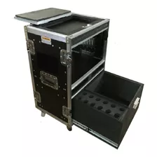 Case Rack Para Ui24 + 2u + 2 Bases Sem Fio + Gaveta Mics