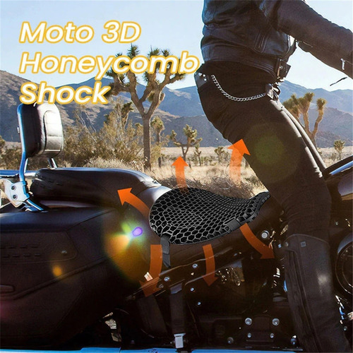 Asiento Amortiguador De Nido De Abeja 0a Moto 3d Honeycomb M Foto 8
