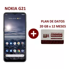 Nokia G21 + Plan 12 Meses Internet Para El Bienestar 20 Gb