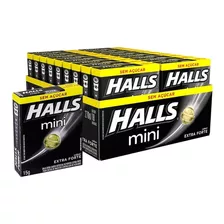 Halls Drops Mini Extra Forte Sem Açúcar 18un 