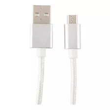 Cable Blanco Micro Usb Dd-microbfab3m Design