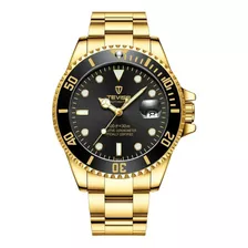 Reloj Mov. Automatico Tevise T801a Submariner Calendario