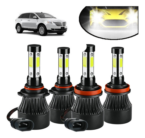 Kit De Faros Led Delanteros De 4 Lados 12000lm Para Lincoln Foto 9