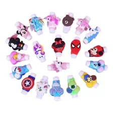 1 Par Protector Usb Cargador iPhone O Android Disney 