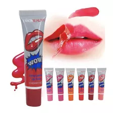 Set Tintas De Labios Peel Off Brillo Labial