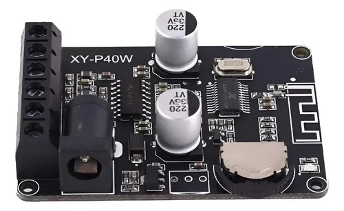 Placa Amplificadora Bluetooth Estéreo 40w Modulo Proyectos Negro 40 W