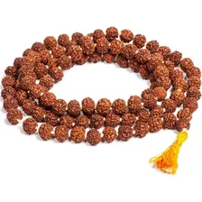 Japa Mala Rudraksha Original Da Índia Semente 10mm 108 