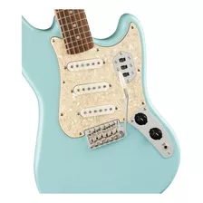 Guitarra Eléctrica Squier By Fender Paranormal Cyclone De Álamo Daphne Blue Brillante Con Diapasón De Laurel Indio