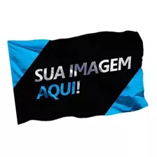 Bandeira Personalizada Time 1,00x1,00 Sua Arte Ótimo Preço 