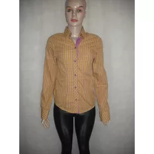 Camisete Xadrez Amarelo Blusa Tam Pp 34 Elo Usado Bom Estado