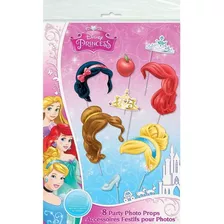 Accesorios Para Cabina De Fotos De Princesas Disney (8 Pieza