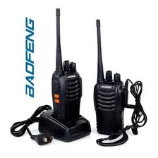 Radio Comunicador Walkie Talkie Ht Uhf Baofeng + Fone Ouvido