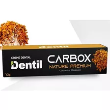 Creme Dental Carbox Nature Premium Melaleuca Cúrcuma Vegano