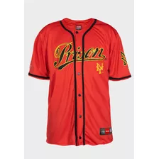 Camisa De Baseball Prison Red Yorks