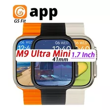 Relógio Smartwatch Feminino Masculino M9 Ultra Mini Série 9 Cor Da Pulseira Branco