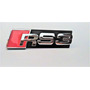 Emblema Quattro/parrilla Audi A3/s3 2006-2023 Crom/rojo