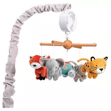 Lambs Ivy Wild Life Musical Baby Nursery Cuna Móvil Pr...