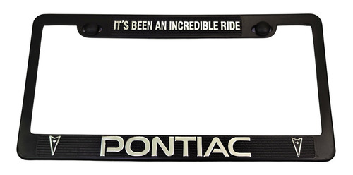 Porta Placas Camioneta Auto Pontiac Marcos Cubre Pijas Kit  Foto 2