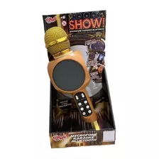 Microfone Karaoke Blutooth Serie Gold 47651