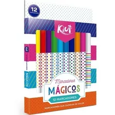 Plumones Kiut Magicos Marcadores Cambian De Color Caja C/12