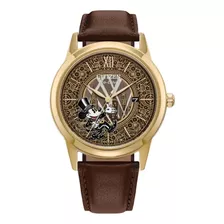 Aw1783-43w Reloj Citizen Mickey Mouse Eco Drive 40mm Cafe/do