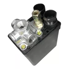 Pressostato Compressor De Ar Automático Botão 80-120 4 Vias