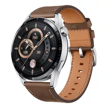 Reloj Inteligente Huawei Watch Gt 3, 46 Mm, Plateado Y Marró