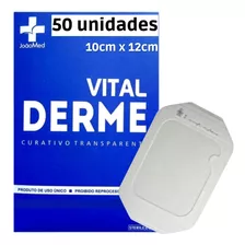 Curativo Filme Transparente 10cm X 12cm Vital Derme - 50 Un