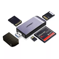 Lector De Tarjetas Ugreen 4 En 1 Micro Sd Ms Cf Usb 3.0 50541