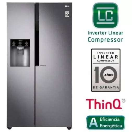 Refrigeradora LG Ls63spgk Side By Side 591 Lt - Nueva
