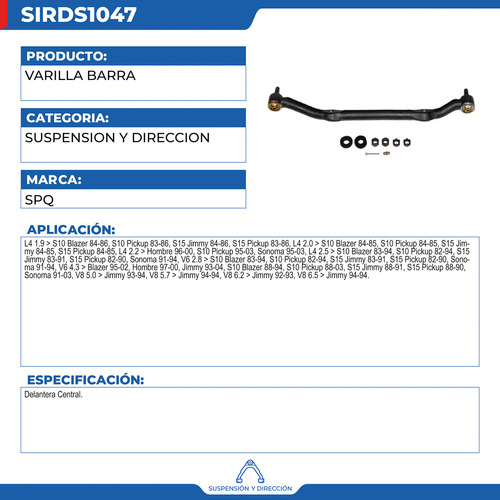 Barra Estabilizadora Isuzu Hombre 1996-2000 Foto 3