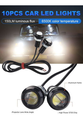 Lmpara Led Eagle Eye Light De 12 V Para Coche, 10 Unidades Foto 5