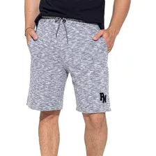 Kit 3 Short Bermuda Masculino Moletom Moletinho Original 