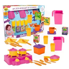 Kit Brinquedos Happy House Kitchen E Diversao Com As Amigas