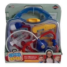 Brinquedo Maleta Kit Medico Com Acessórios Toyng 42591