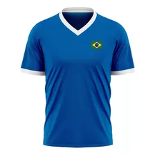 Camiseta Brasil Xavante Masculino - Azul