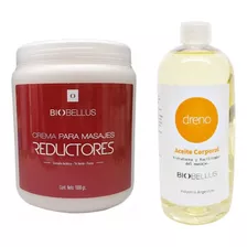 Aceite Dreno Circulatorio 500ml + Crema Reductores 1kg Local