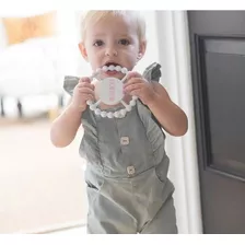 Niños/bebés Mordillo De Silicona! Influencer Bella Tunno Color Blanco