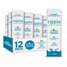 Ripple Leche No Lactea, Original | Leche Vegana Con 0.28 oz 